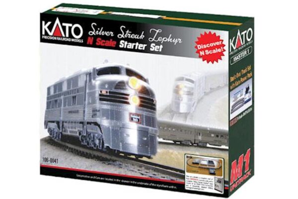  N Kato Silver Streak Zephyr